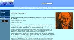 Desktop Screenshot of likecure.com