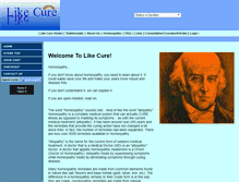 Tablet Screenshot of likecure.com